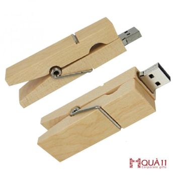 Quà tặng usb gỗ 01